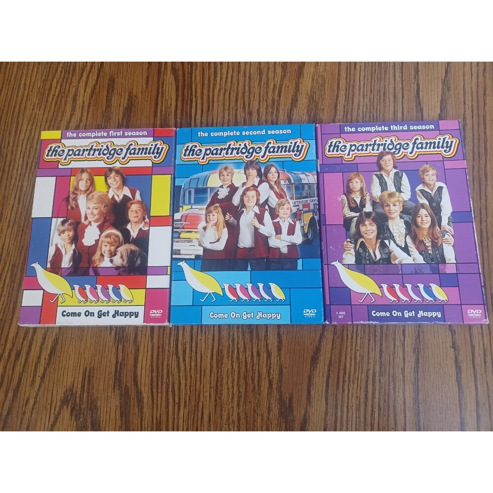 The Patridge Family DVD Lot Seasons 1, 2, & 3.